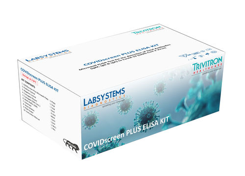 ELISA试剂盒 - COVIDscreen Plus  - Trivitron Healthcare - COVID-19新冠病毒 / IgA / IgG免疫球蛋白G