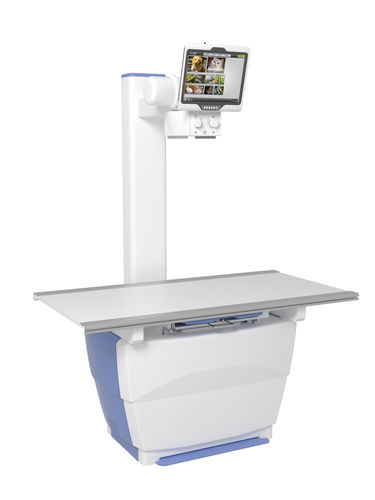 兽用放射线成像系统 / 数字 - AeroDR VX - Konica Minolta Healthcare/柯尼卡美能达 - 带有检查台
