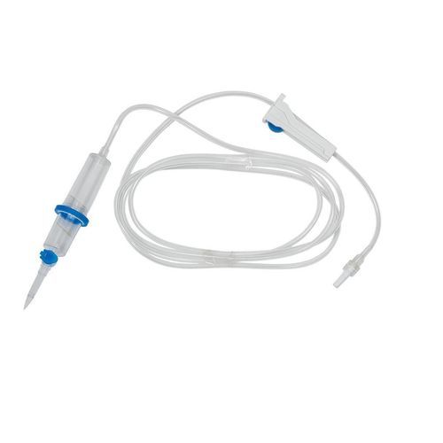 聚氯乙烯输液器 - Lars Medicare Pvt Ltd. - 带过滤器防颗粒污染 / 带龙头阀 / 带滴水室