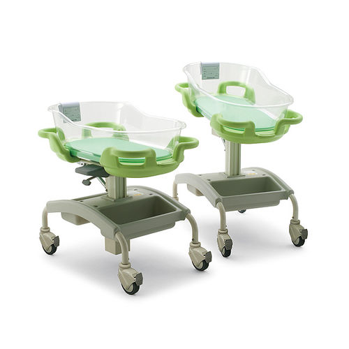 可调高度医用婴儿床 - KB-115/116 - PARAMOUNT BED - 带滑轮 / 透明