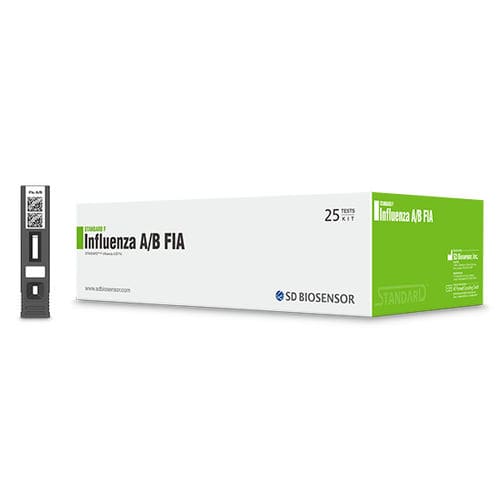 流感快速诊断检测 - 10INF20D - SD BIOSENSOR. INC - 抗原 / 甲型流感 / 乙型流感