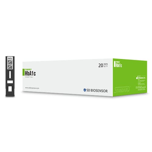 HbA1c快速诊断检测 - 10A1C10B - SD BIOSENSOR. INC - 糖尿病 / 血液总量 / 荧光
