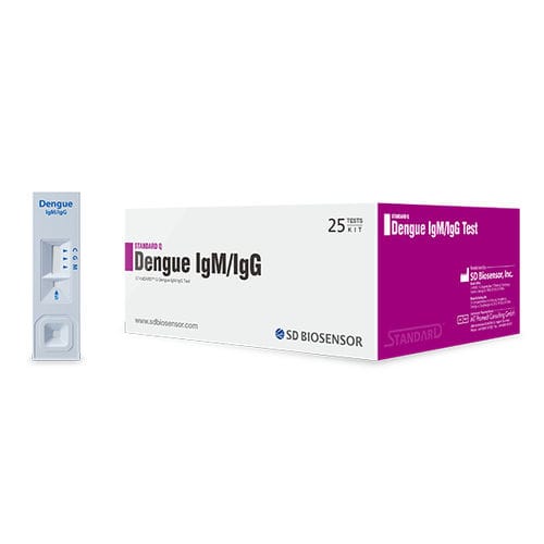 登革热快速诊断套装 - 09DEN20D - SD BIOSENSOR. INC - 免疫球蛋白M / IgG免疫球蛋白G / 用于病毒