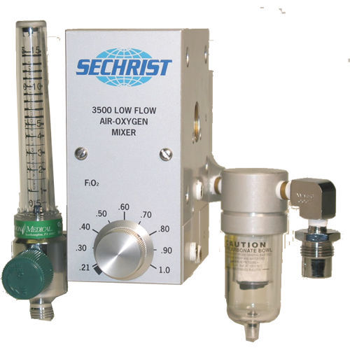 病人通气气体混合器 - 20457 - Sechrist Industries - 氧气 / 空气 / 管道流量计