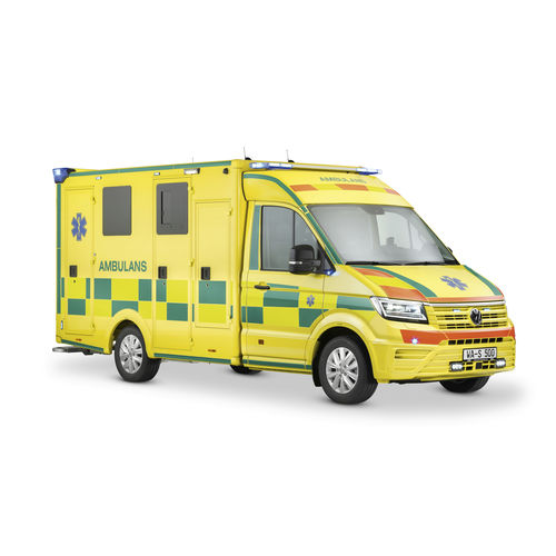 辅助医护救护车 - WAS 500 - WAS - Wietmarscher Ambulanz- und Sonderfahrzeug - 隔间式 / C型 / 自动