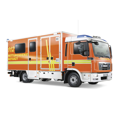 重症监护救护车 - WAS 500 - WAS - Wietmarscher Ambulanz- und Sonderfahrzeug - 多功能 / 传染病风险控制 / 运输病患