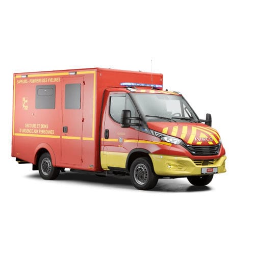 电动救护车 - WAS 500 E VSAV - WAS - Wietmarscher Ambulanz- und Sonderfahrzeug - 隔间式 / 4担架