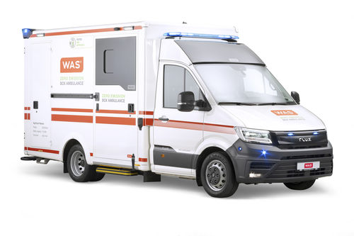 电动救护车 - WAS 500 E - WAS - Wietmarscher Ambulanz- und Sonderfahrzeug - 用于救援 / 隔间式 / 四驱