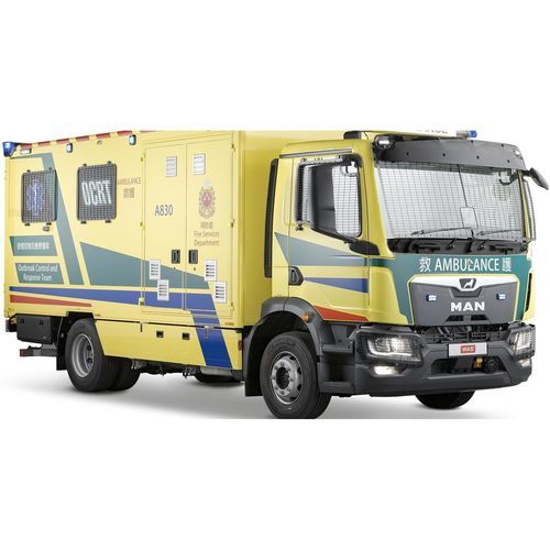 传染病风险控制救护车 - WAS 500  - WAS - Wietmarscher Ambulanz- und Sonderfahrzeug - 重症监护 / 隔离 / 隔间式