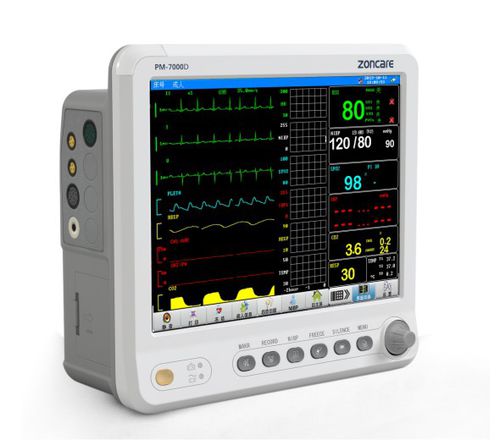 便携式多参数监护仪 - PM-7000D - Zoncare Electronics - ECG / RESP / TEMP
