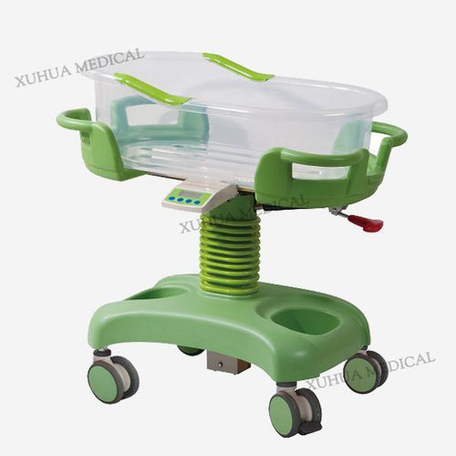 可调高度医用婴儿床 - HL-A151A - HI-LIFE Technology (HEBEI ) Co., Ltd. - 带滑轮 / 透明