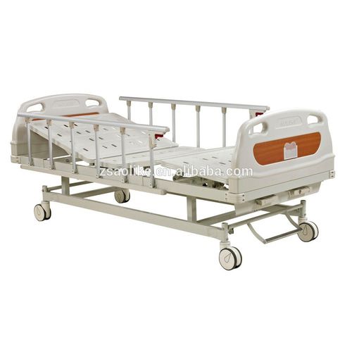 医院病床 - ALK06-A232Z - Zhongshan Aolike Medical Equipment Technology - 手动 / 高度可调节 / 带滑轮
