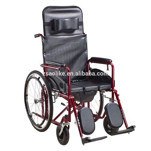 手推轮椅 - ALK690GC - Zhongshan Aolike Medical Equipment Technology - 室内 / 倾斜 / 座便椅