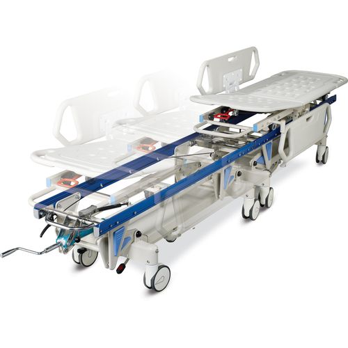 转运担架车 - ALK06-H801 - Zhongshan Aolike Medical Equipment Technology - 液压 / 可调高度 / 椅背可调