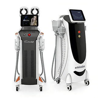 冷冻溶脂仪 - Renasculpt FE60 EMS + Mixslim HS1000C - Beijing Winkonlaser Technology - 肌肉电刺激塑身装置 / 推车式