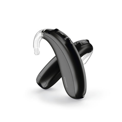 耳后式BTE助听器 - Naída™ Link M - Phonak/峰力 - 蓝牙 / 米色 / 黑色