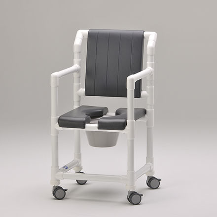 带扶手淋浴椅 - SCC 250 PR PZ - RCN Medizin - 带轮 / 带便孔 / 带桶