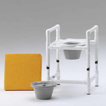 带扶手马桶增高器 - DT 100 HM SP - RCN Medizin - 可调高度