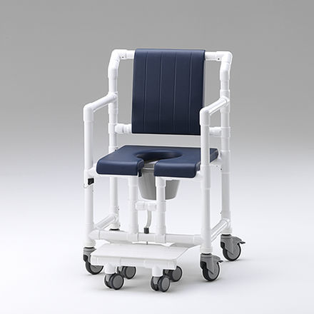 带扶手淋浴椅 - SCC 250 XL PPG - RCN Medizin - 带轮 / 带滑动搁脚板 / 带便孔