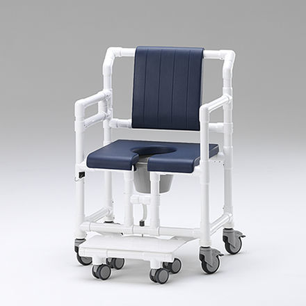 带扶手淋浴椅 - SCC 250 OS PPG - RCN Medizin - 带轮 / 带便孔 / 带桶
