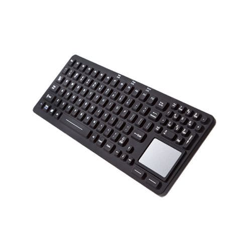 带触摸板医用键盘 - EKS-97-TP - IKEY - 硅类橡胶 / 可水洗 / USB