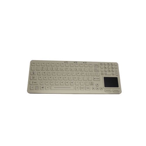 带触摸板医用键盘 - EKS-97-TP-W - IKEY - 硅类橡胶 / 可水洗 / USB