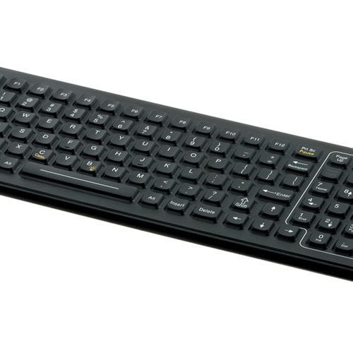 带数字键区医用键盘 - SlimKey® - IKEY - 硅类橡胶 / USB / 背光