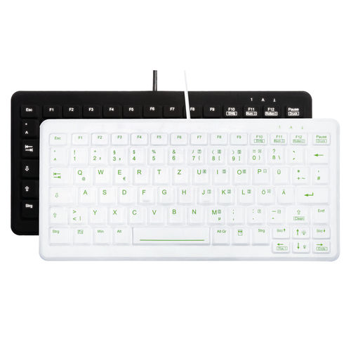 硅胶医用键盘 - AK-C4110 - Active Key GmbH - USB / 卫生 / 可水洗