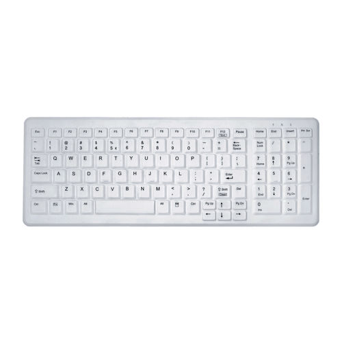 带数字键区医用键盘 - AK-C7000 - Active Key GmbH - 硅胶 / USB / 卫生
