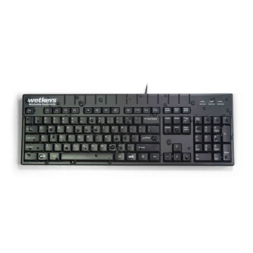 带数字键区医用键盘 - KBWKABS104-BK - WETKEYS - 可水洗 / USB / 防水