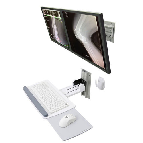 倾斜医用设备支架 - Neo-Flex® - Ergotron - 回转 / 用于监测仪 / 医用