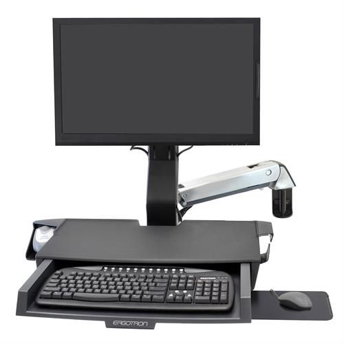 关节型医用设备支架 - StyleView® - Ergotron/爱格升 - 高度可调节 / 用于监测仪 / 医用