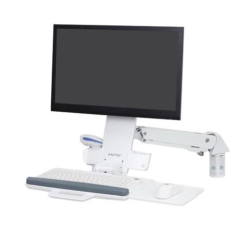 关节型医用设备支架 - StyleView®Combo - Ergotron - 高度可调节 / 用于监测仪 / 医用