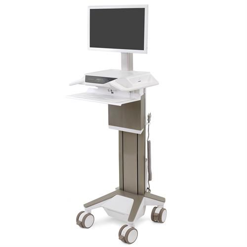 药物分配电脑推车 - CareFit™ Pro - Ergotron - PC面板 / 电池驱动 / 可调高度