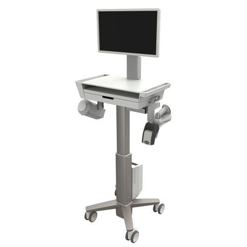 PC面板电脑推车 - CareFit™ Slim 2.0   - Ergotron - 电池驱动 / 可调高度 / 带抽屉