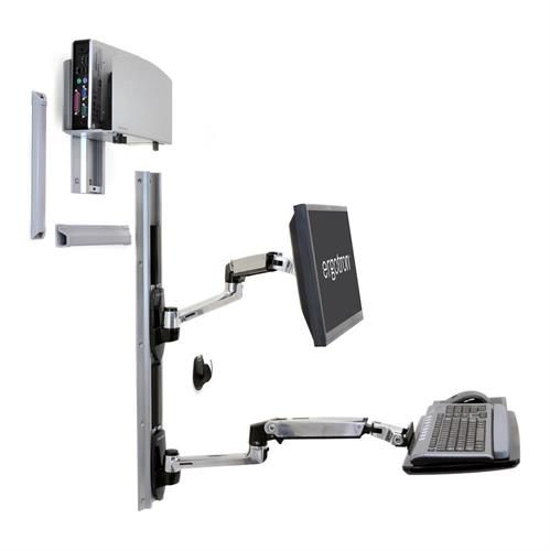 医用电脑工作站 - 45-2 series - Ergotron/爱格升 - 可调高度 / 壁挂 / 倾斜