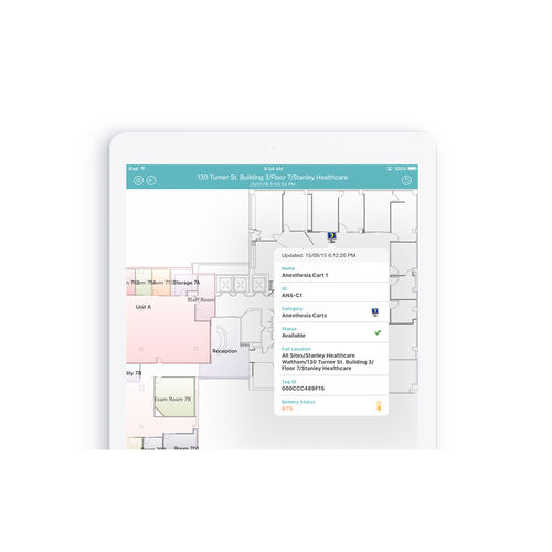 监护iOS应用程序 - MobileView Locator - Securitas Healthcare - 医用 / iOS