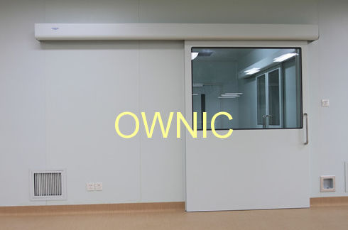 手术室门 - OTDM-1 - OWNIC - 滑动式 / 不锈钢 / 玻璃板