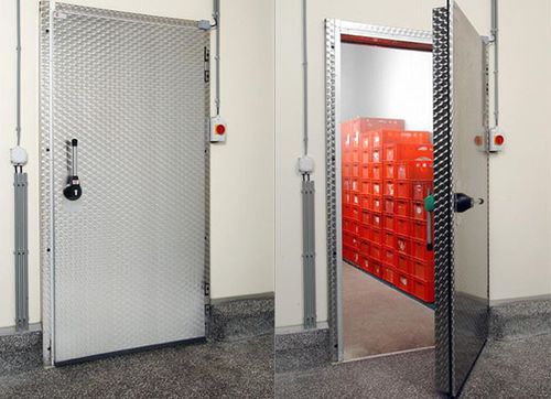 实验室冷藏室门 - VDM - Metaflex Doors Europe - 平开 / 抗菌