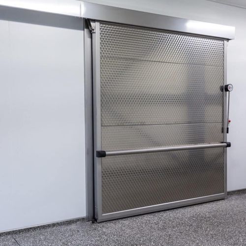 密封门 - Polaris Blast - Metaflex Doors Europe - 空气密封 / 用于医疗机构 / 滑动式