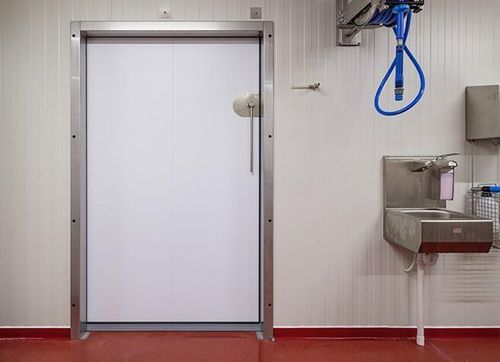 医疗机构门 - MAK Chiller - Metaflex Doors Europe - 滑动式 / 不锈钢 / 自动
