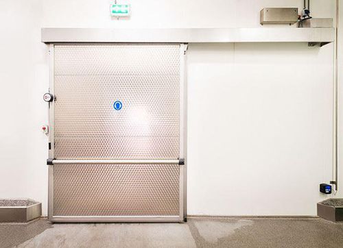 医疗机构门 - Polaris Chiller - Metaflex Doors Europe - 滑动式 / 不锈钢 / 自动