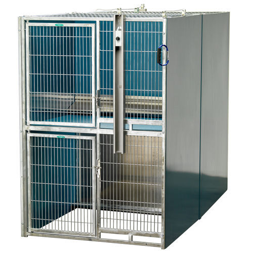 犬用动物笼具 - T-KENNEL QUAD - Shor-Line - 双格 / 两级 / PVC