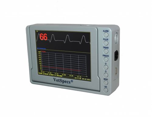 便携式生命体征监护仪 - VetSpecs® Flex™ PM10 - VetSpecs - 温度 / 血压 / 脉搏测氧法