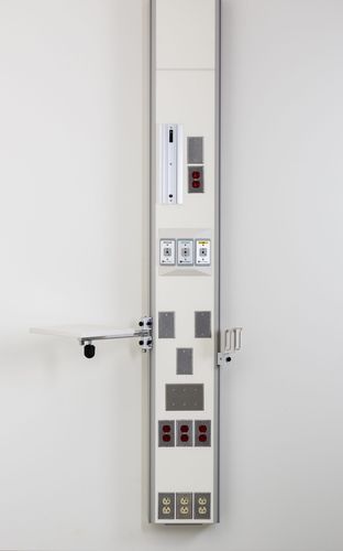 壁挂床头设备带 - PROFILE® 7200-S  - Modular Services Company - 垂直