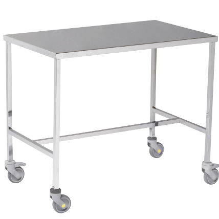 手术室推车 - TABLE À INSTRUMENTS INOX - Socommed  - 用于器械 / 移动式 / 可调高度