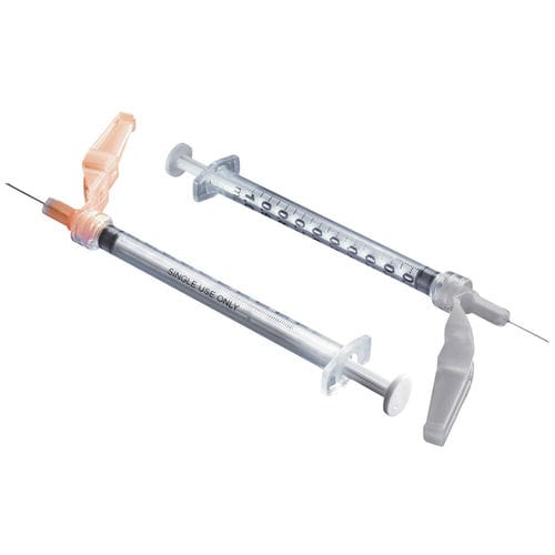 皮下注射器 - 412 series - Smiths Medical Surgivet/史密斯医疗 - 1毫升 / 安全 / 固定针头