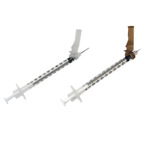 皮下注射器 - 42638-TB	 - Smiths Medical Surgivet/史密斯医疗 - 1毫升 / 安全 / 固定针头