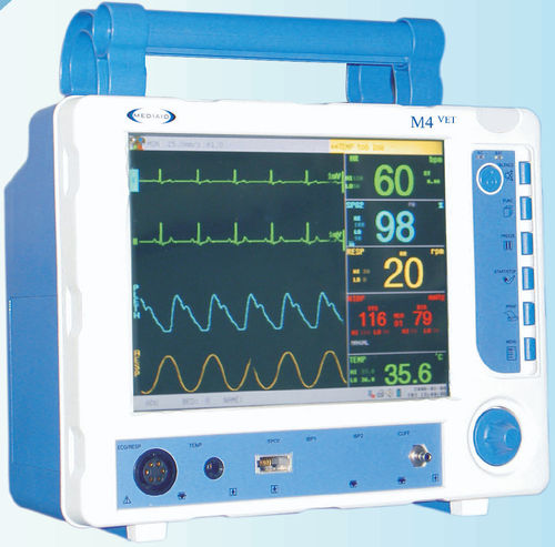 便携式多参数监护仪 - M4VET - Mediaid Inc. - ECG / TEMP / RESP