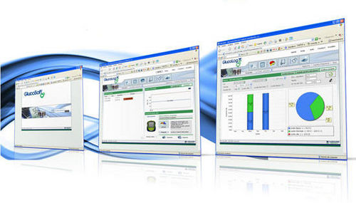 医用软件 - GlucoLog  - Menarini Diagnostics - 糖尿病管理 / 带跟踪系统 / CE